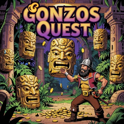 Gonzo's Quest Slot von NetEnt im Bizzo Casino spielen