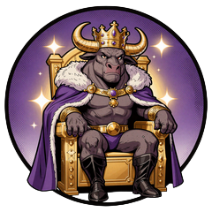 Elite - Bizzo Casino Bison Held Illustration
